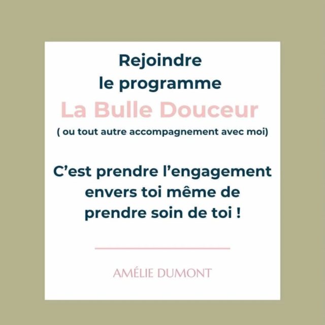 C'est finalement ça le plus important ✨️
Quand on rentre dans un programme on pose l'intention de prendre soin de soi ! 

On pose l'intention de prendre du temps pour soi, pour regarder le contenu et l'appliquer a notre rythme.

On s'engage à trouver du temps pour enfin avoir rdv avec soi sans se trouver d'excuse !

Puis parfois ça rate mais l'intention est là.

On commence la bulle douceur tous ensemble Lundi !
Ça aussi ça aide à garder la motivation de commencer tous ensemble. 
On a envie de garder le rythme.

Je t'ai mis du contenu pépite : rapide et efficace. 

Si toi aussi tu as envie de reprendre l'engagement à prendre soin de toi raconte moi en mp ou commentaires ✨️

#prendresoindesoi #survie #créerlaviedetesreves #routinesbienetre #recettessaines #recettessanglutensanslait #untempspoursoi #programmeenligne #confianceensoi